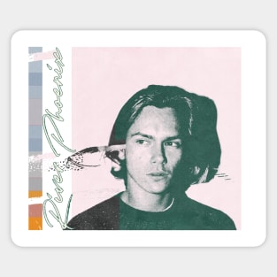 River Phoenix / 90s Aesthetic Fan Design Sticker